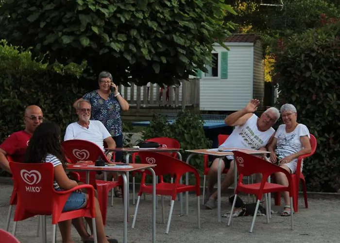 Mobil-home Confortable Avec Terrasse - Api-1-52-451 Kemping Les Achards (Vendee)