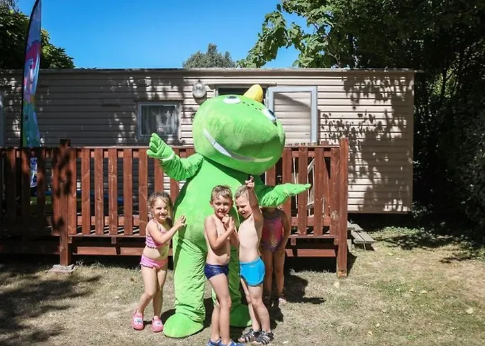 Mobil-home Confortable Avec Terrasse - Api-1-52-451 Kemping Les Achards (Vendee)